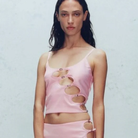 Marc Jacobs | Tops | Marc Jacobs Heaven Pink Kiki Cutout